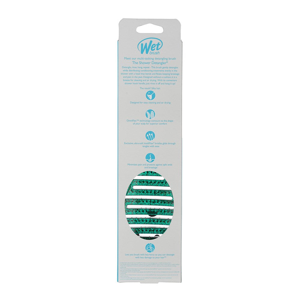 WetBrush Shower Detangler Green Glitter
