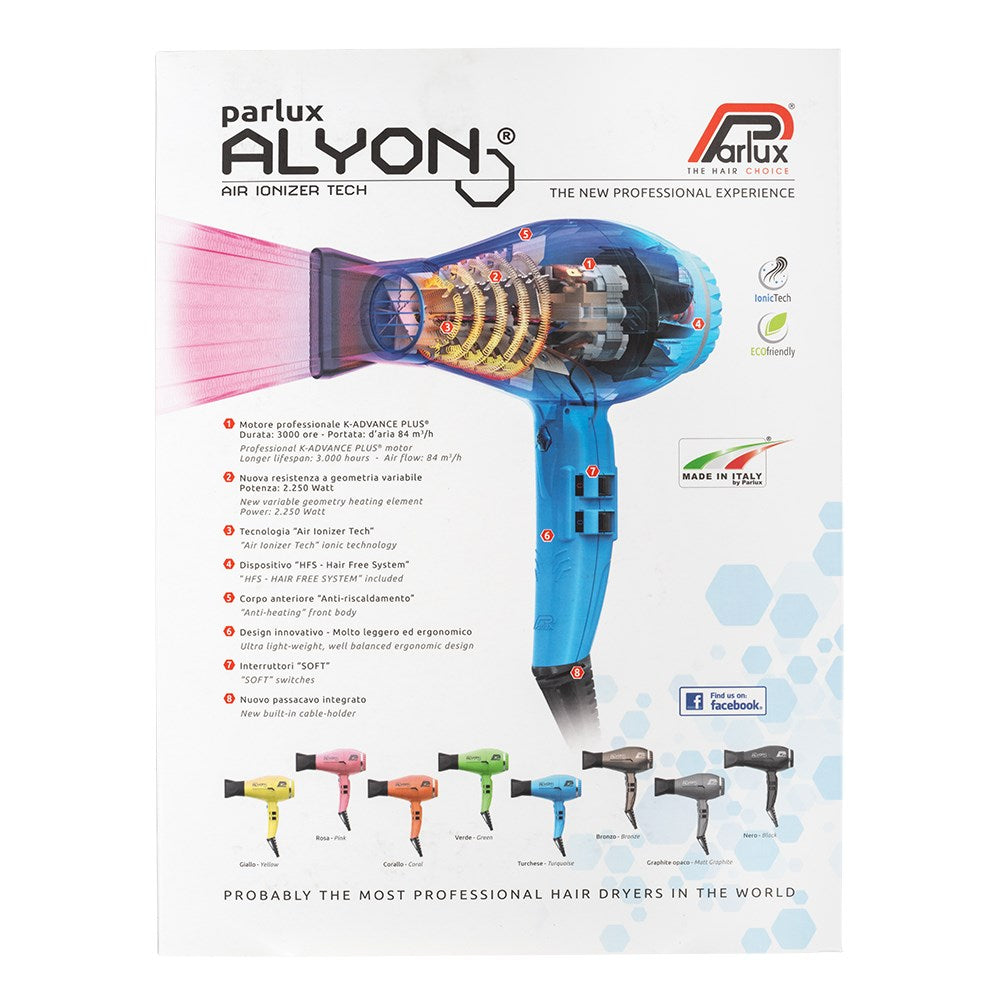 Parlux Alyon 2250W Hair Dryer Blue | FRESH BODY