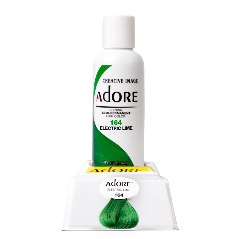 Adore Semi Permanent Hair Colour - Electric Lime - 164 | Barber Outlet