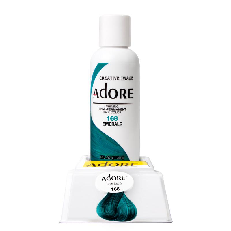 Adore Semi Permanent Hair Colour - Emerald - 168 | Barber Outlet