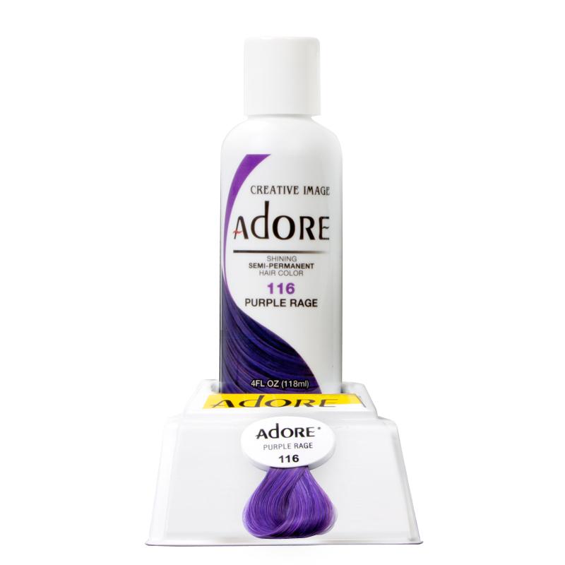 Adore Semi Permanent Hair Colour - Purple Rage - 116 | Barber Outlet