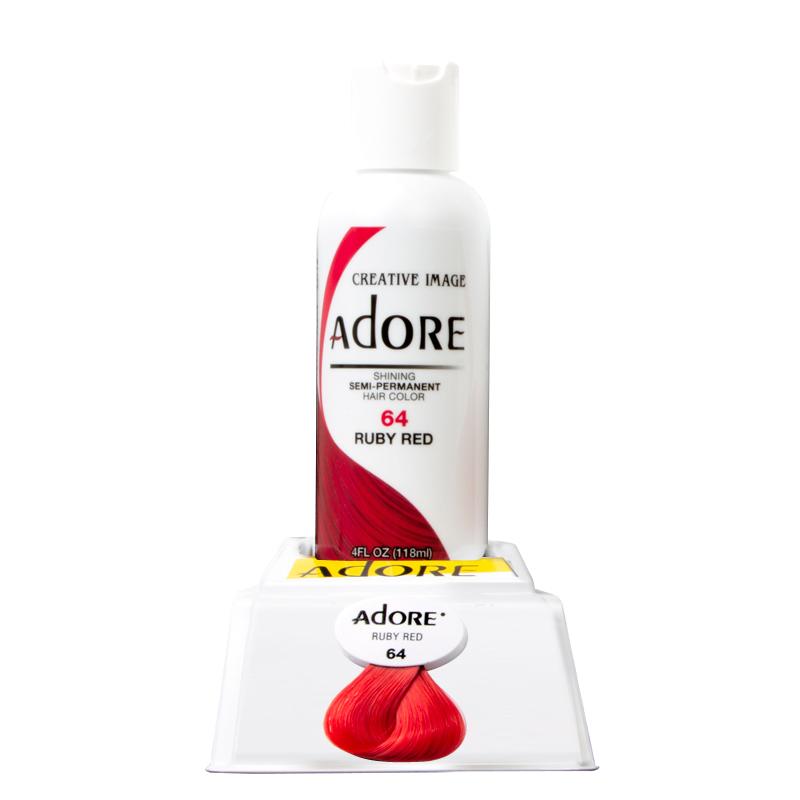 Adore Semi Permanent Hair Colour - Ruby Red 64 | Barber Outlet