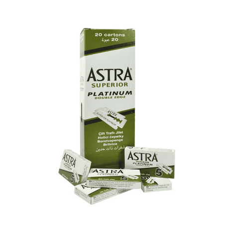 Astra Superior Platinum Double Edge Razor Blades (100)