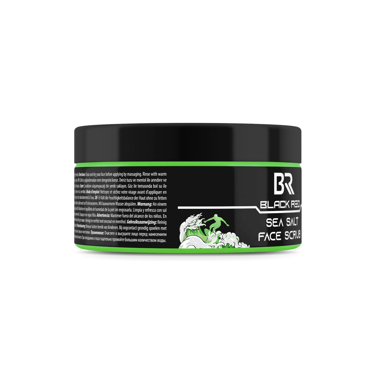 Black Red Sea Salt Face Scrub | Barber Outlet