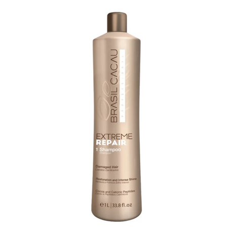 Brasil Cacau Extreme Repair Shampoo 1 Litre | FRESH BODY