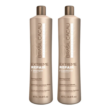 Brasil Cacau Extreme Repair  Duo  1 Litre | FRESH BODY