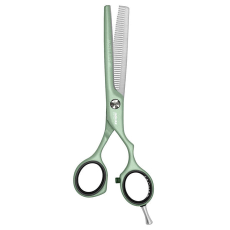 Jaguar Pastell Plus Offset 40 Matcha 5.5" Hairdressing Thinning Scissor | FRESH BODY