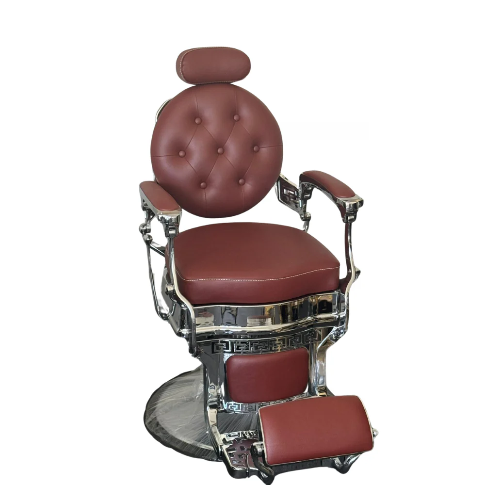 Maroon Legacy Barber Chair - Heavy-Duty & Luxury Design | Fresh Body