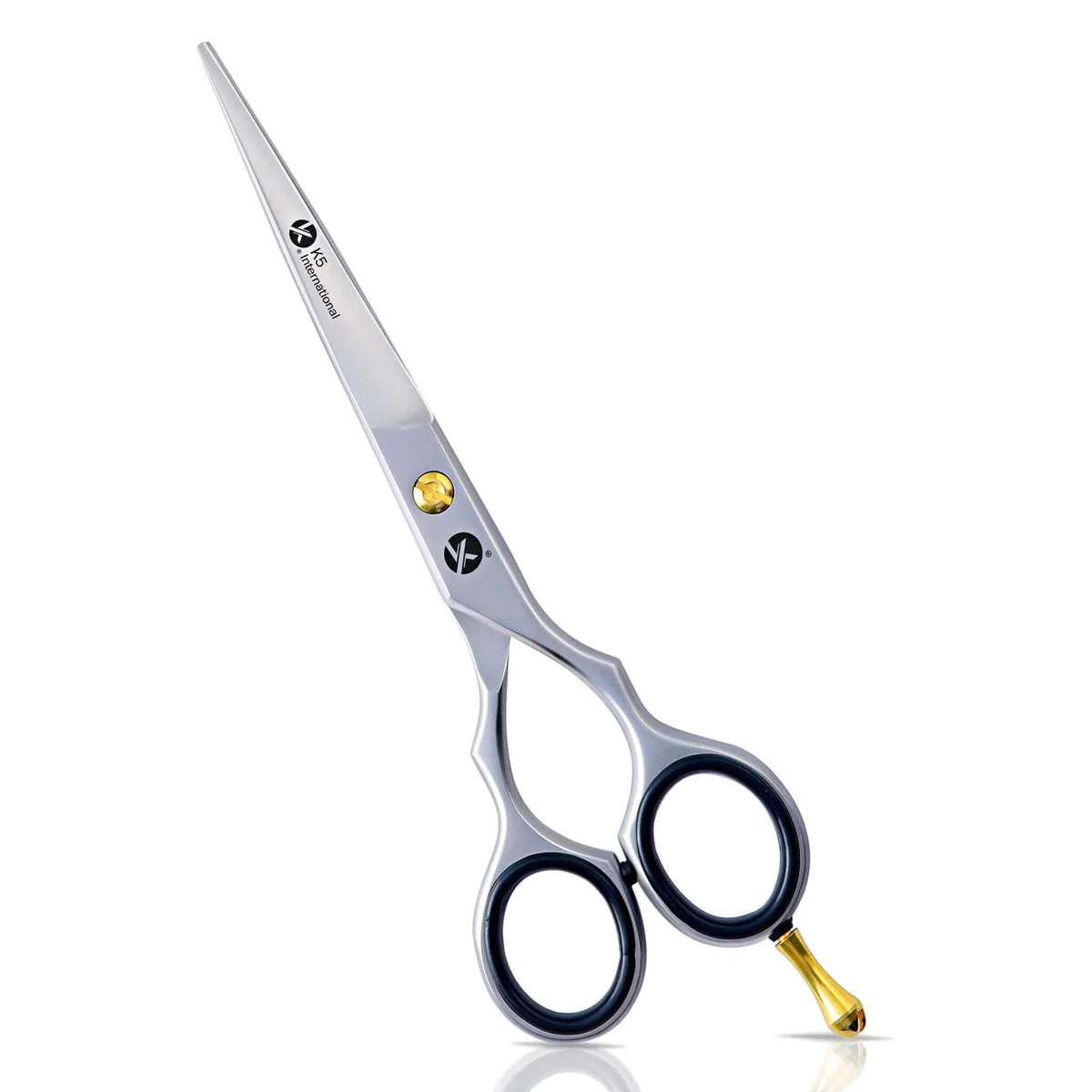 Matte Silver Line Hairdressing Scissors 7 Inch | Fresh Body