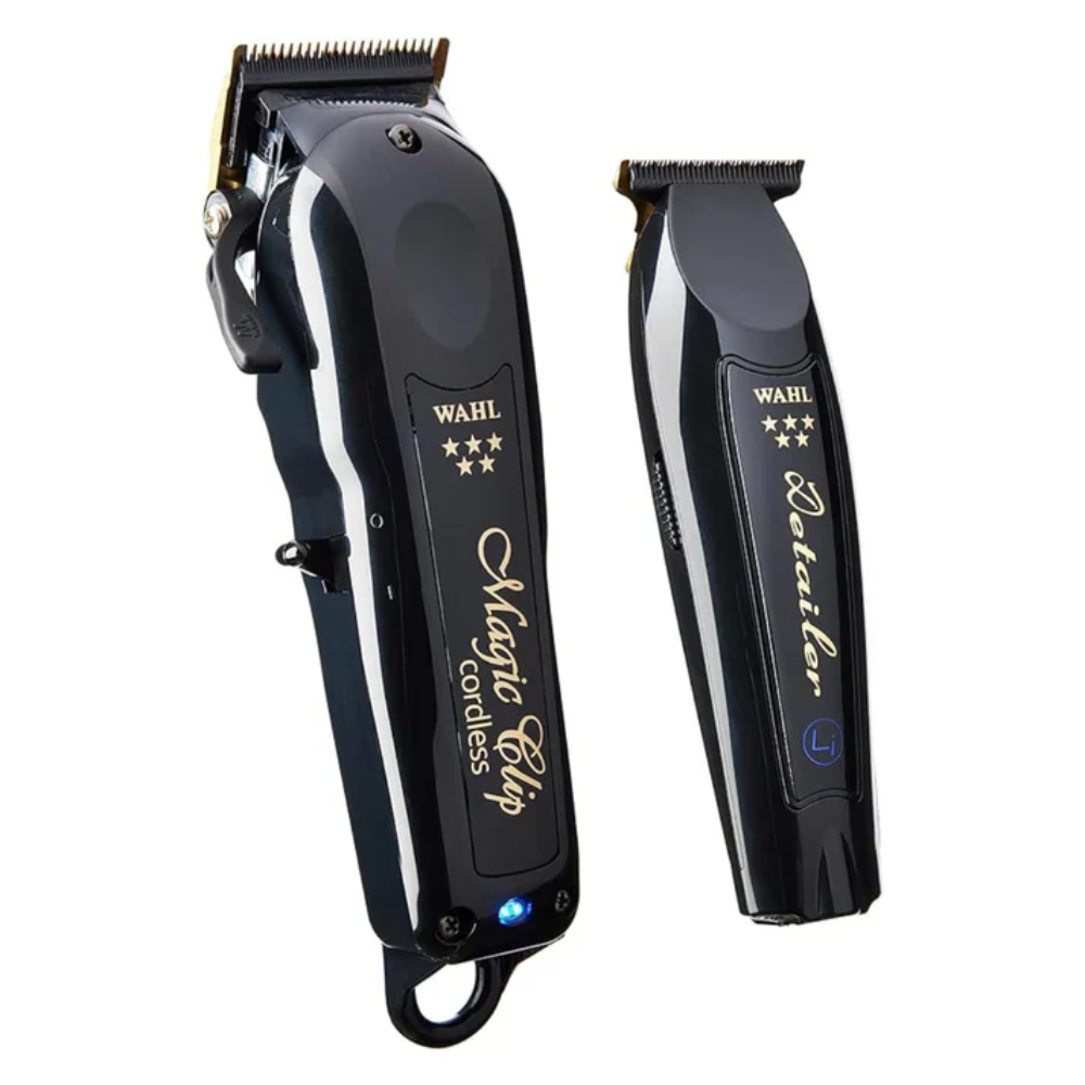Wahl Black Magic Clip & Black Detailer Li Combo