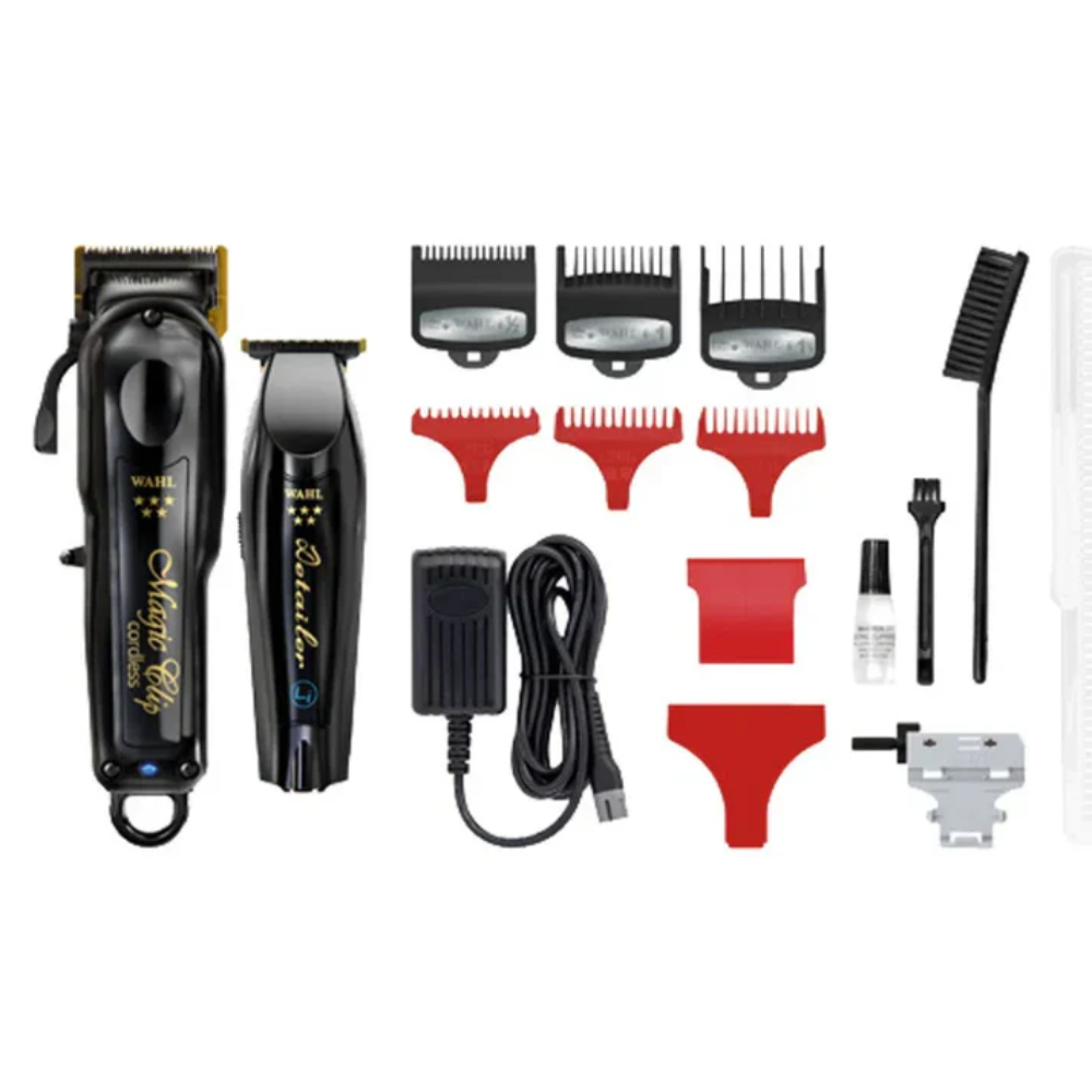 Wahl Black Magic Clip & Black Detailer Li Combo