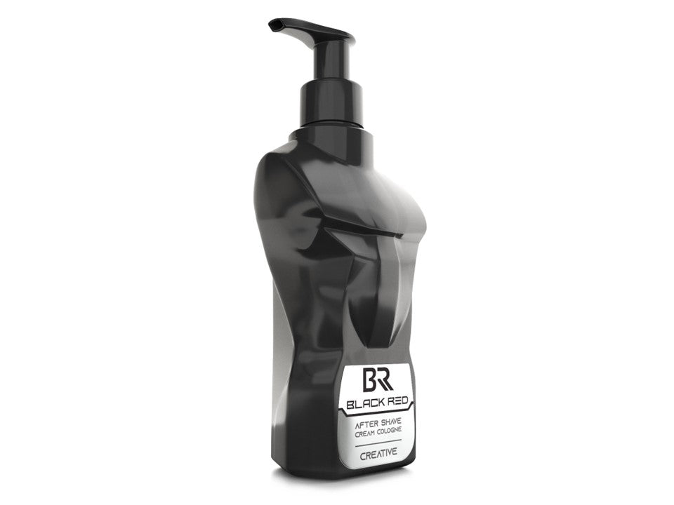 Black Red After Shave Cream Cologne -Creative 350ml