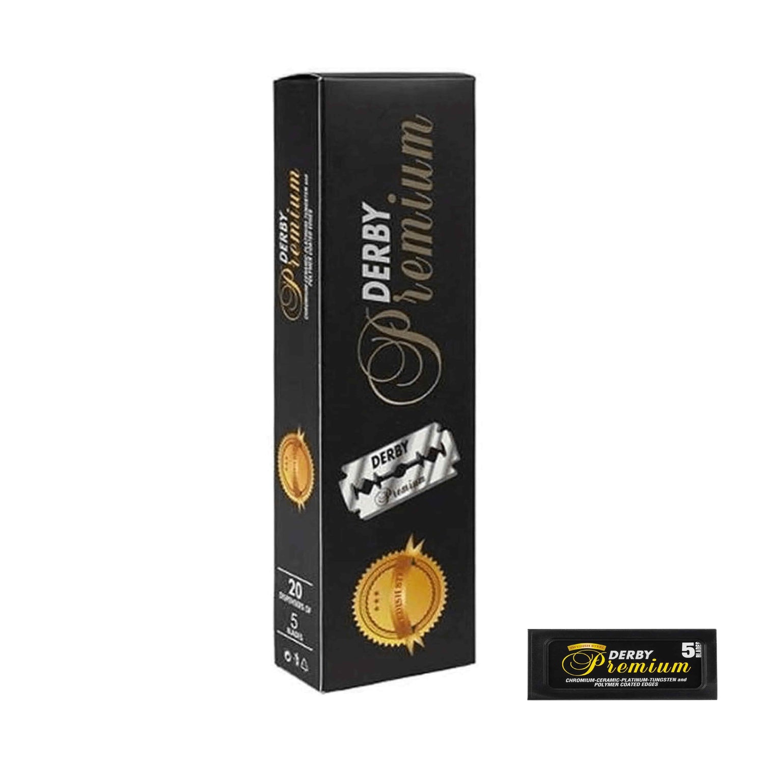 Derby Premium Professional Double Edge Razor Blades (100)