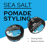Black Red Hair Styling Sea Salt Pomade 120ml