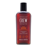 American Crew daily cleansing shampoo bottle on a white background