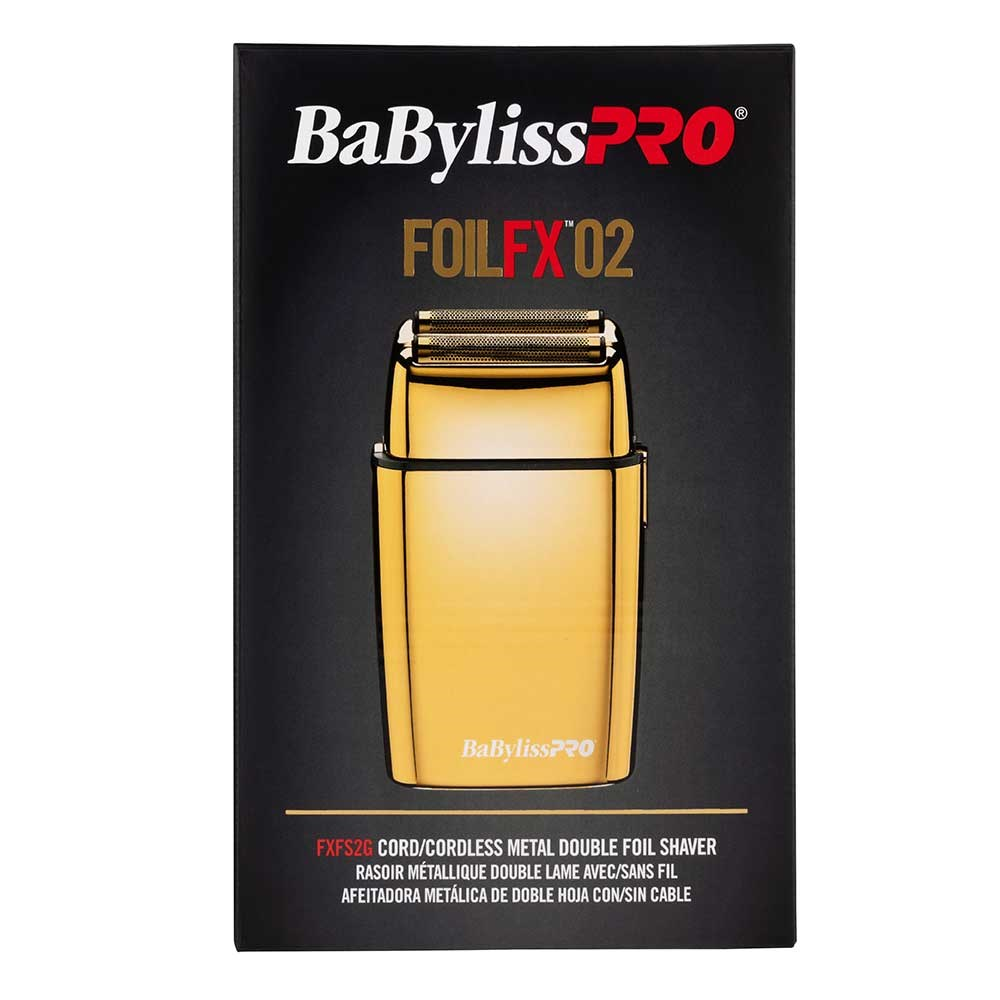 BaBylissPRO GoldFX FoilFX02 Metal Double Foil Shaver