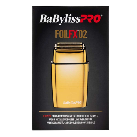 BaBylissPRO GoldFX FoilFX02 Metal Double Foil Shaver