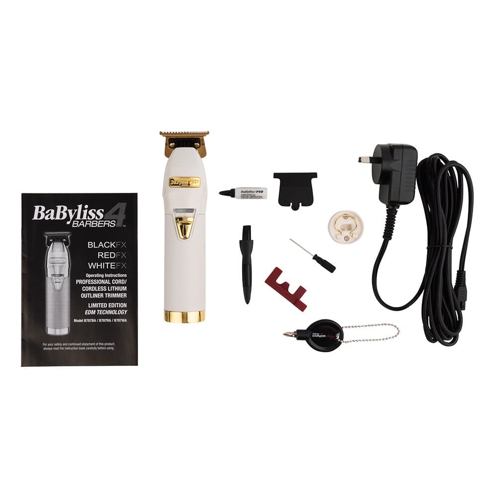 BaBylissPRO WhiteFX Skeleton Lithium Hair Trimmer | FRESH BODY
