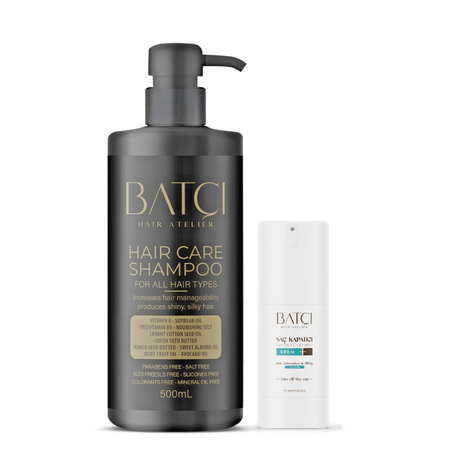 Batci Hair Concealer with Hair Care Shampoo - 500ml DUO