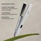 BondiBoost Aloe Infused Flat Iron Ceramic Plated Hair Straightener | Barber Outlet