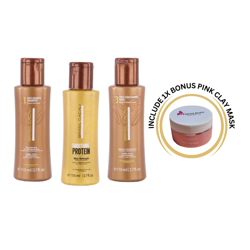 Brasil Cacau Smoothing Protein Straightening Kit - 110ml