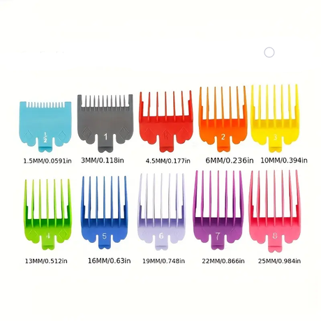Professional Hair Clipper Color Comb - 10pcs | Fresh Body