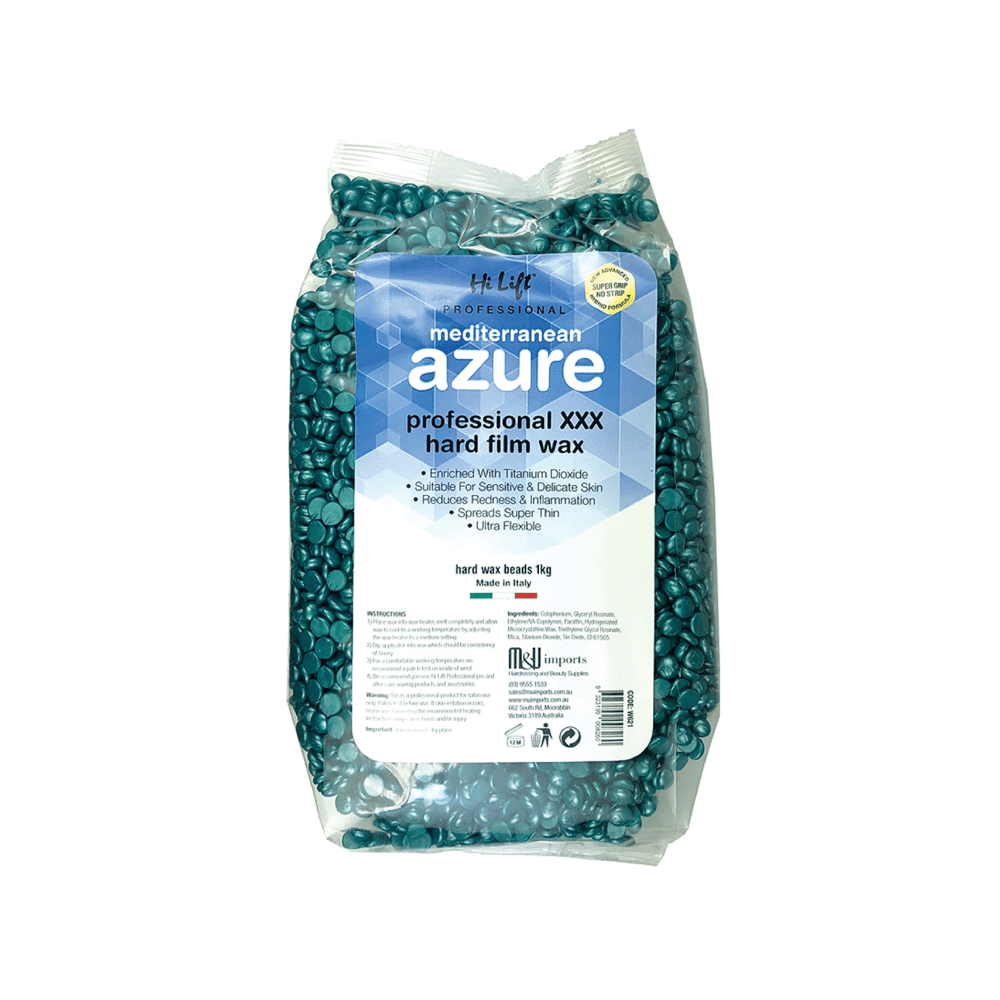 Hi Lift Mediterranean Azure Hot Wax Beads 1kg