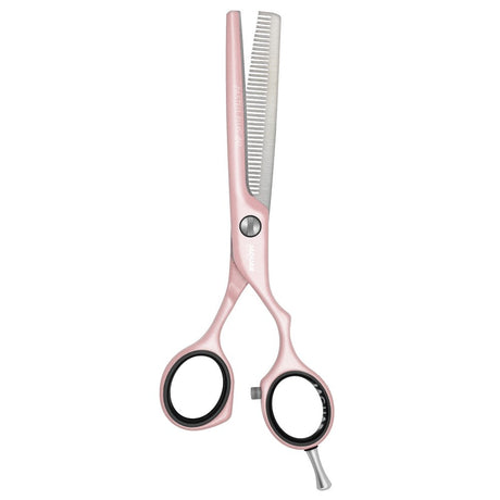 Jaguar Pastell Plus Offset 40 Rose 5.5" Hairdressing Thinning Scissor| FRESH BODY