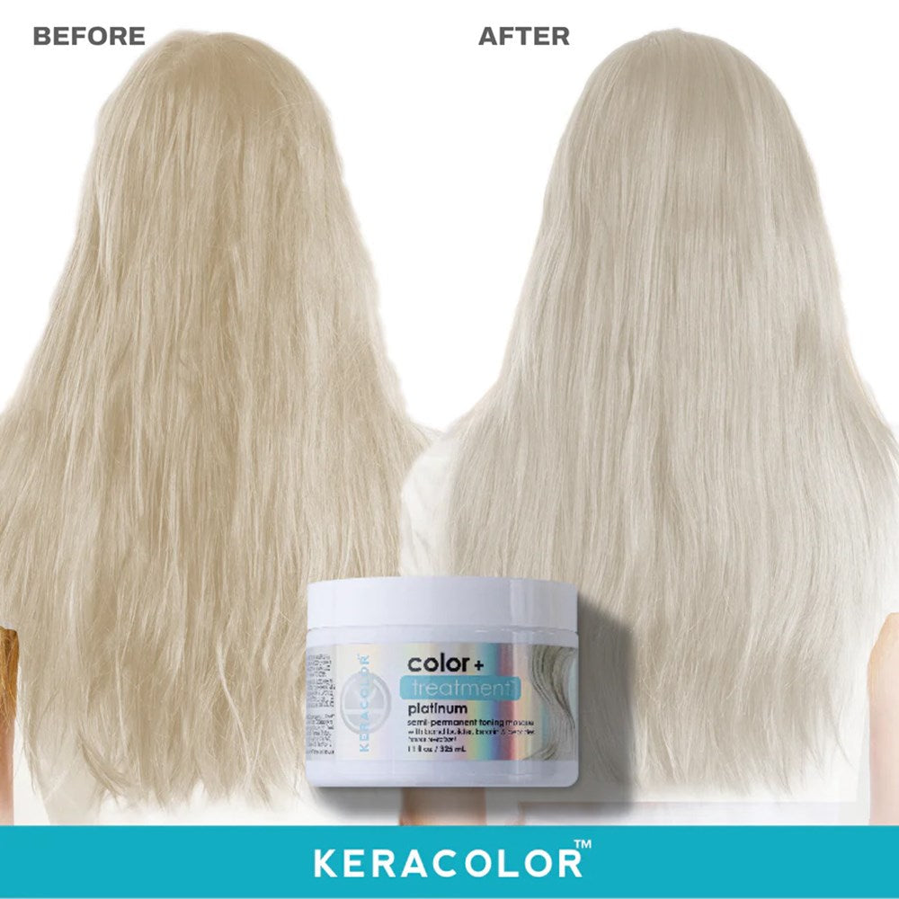 Keracolor Color Treatment Semi Permanent Hair Masque Platinum 325ml