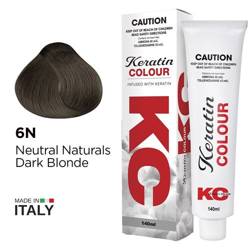 Keratin Colour Permanent Colour 6N Neutral Naturals Dark Blonde