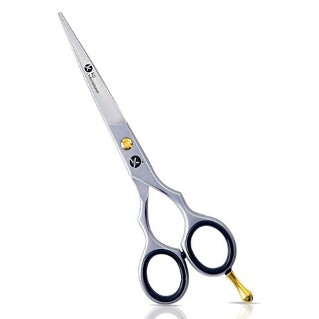 Matte Silver Line Hairdressing Scissors 7 Inch | Fresh Body