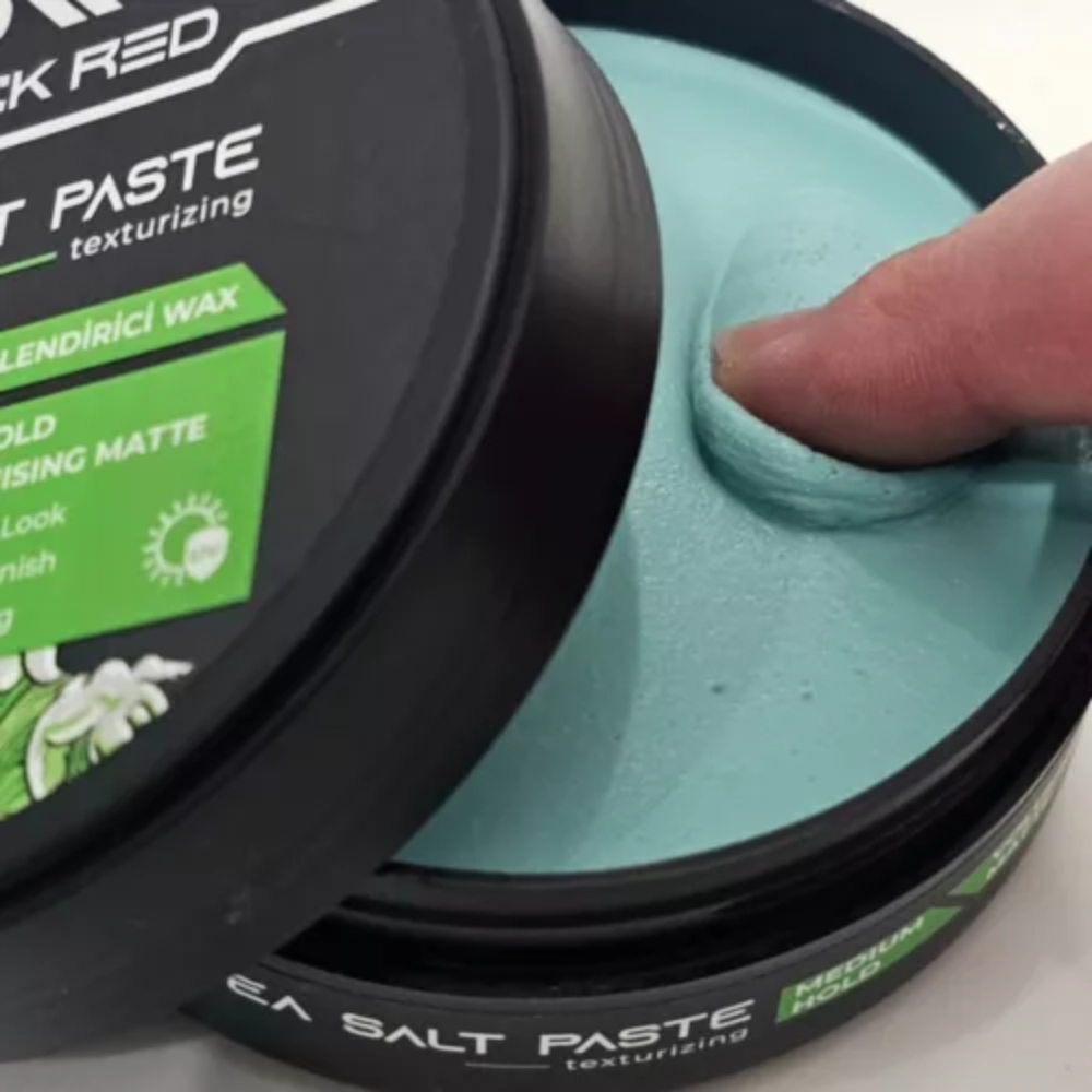 Black Red Hair Styling Sea Salt Paste 120ml