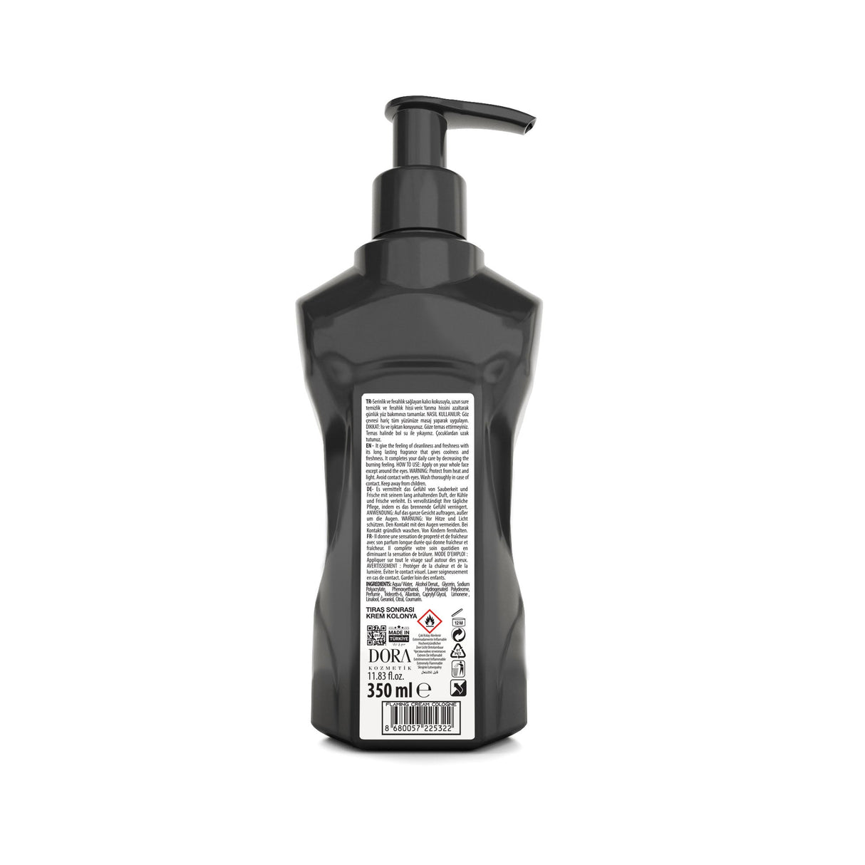 Black Red After Shave Cream Cologne -Flaming 350ml