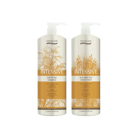 Natural Look Intensive Fortifying Shampoo & Conditioner 1L Bundle - Image #1