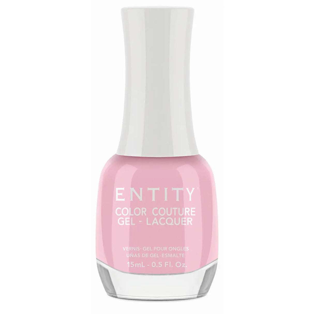 Entity Gel Polish Pair Wearing Only Enamel And A Smile - Light Pink Creme - Image #3