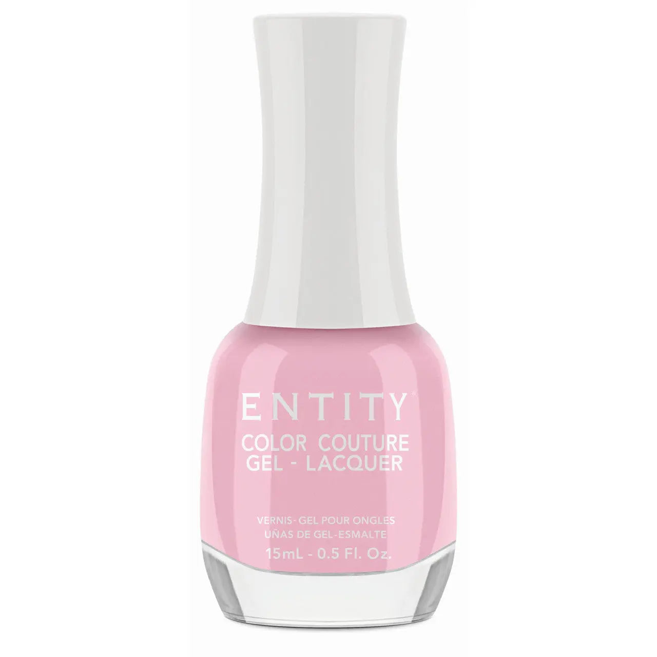 Entity Gel Polish Pair Wearing Only Enamel And A Smile - Light Pink Creme - Image #3