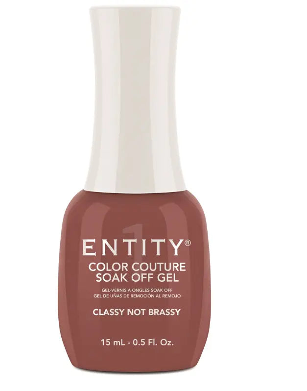 Entity Gel Polish Pair - Classy Not Brass - Dark Mauve Creme - Image #1