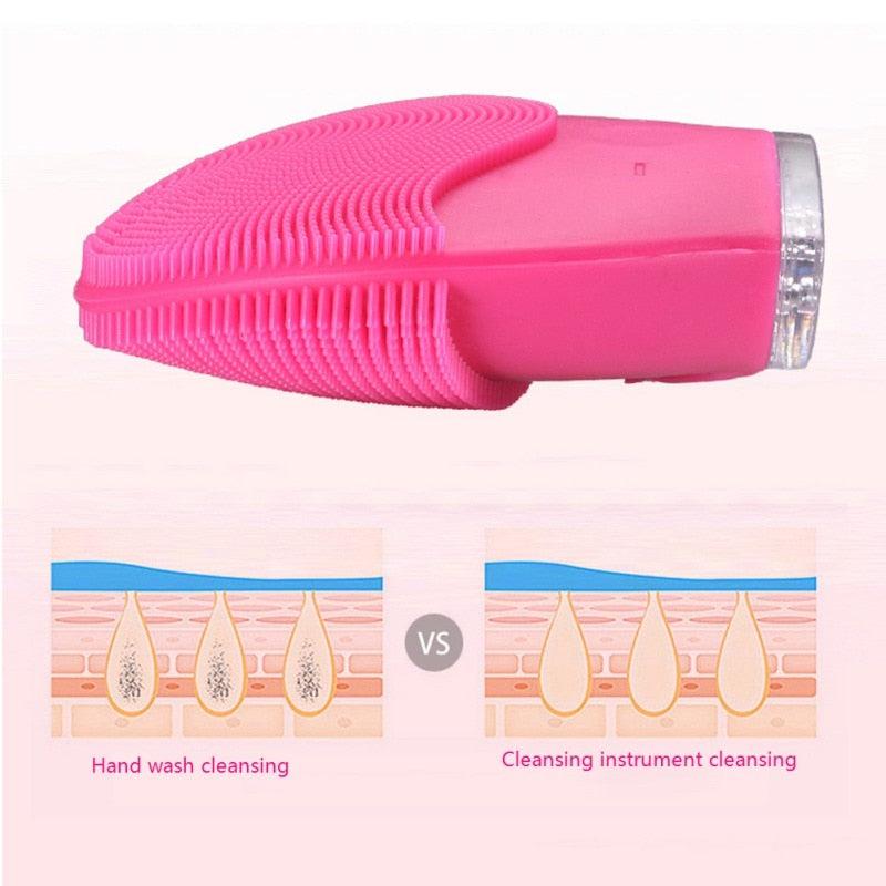 Sonic Silicone Face Cleansing Brush - Fresh Body