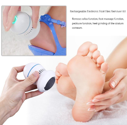Electric Foot File Grinder Dead Skin Callus Remover for Pedicure