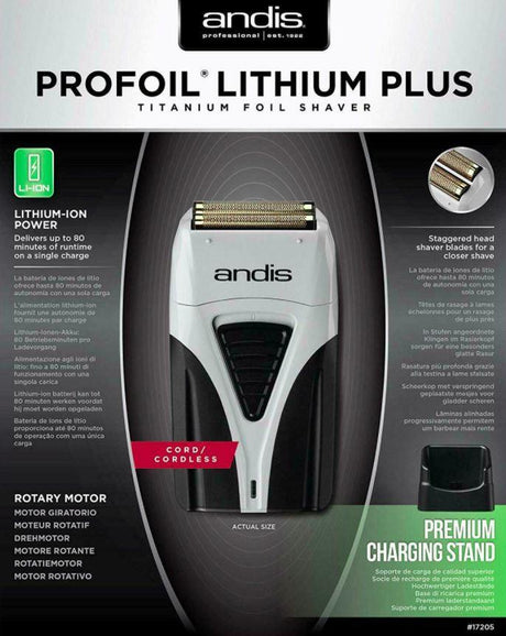 Andis Profoil Lithium Titanium Foil Shaver - Fresh Body