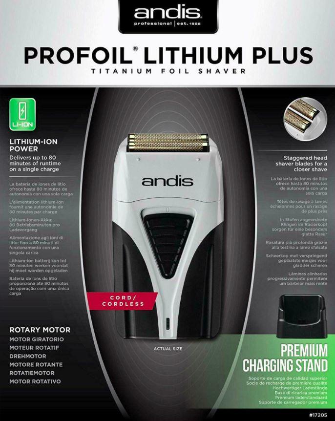 Andis Profoil Lithium Titanium Foil Shaver - Fresh Body