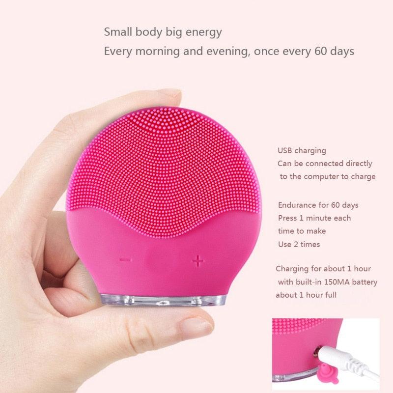 Sonic Silicone Face Cleansing Brush - Fresh Body