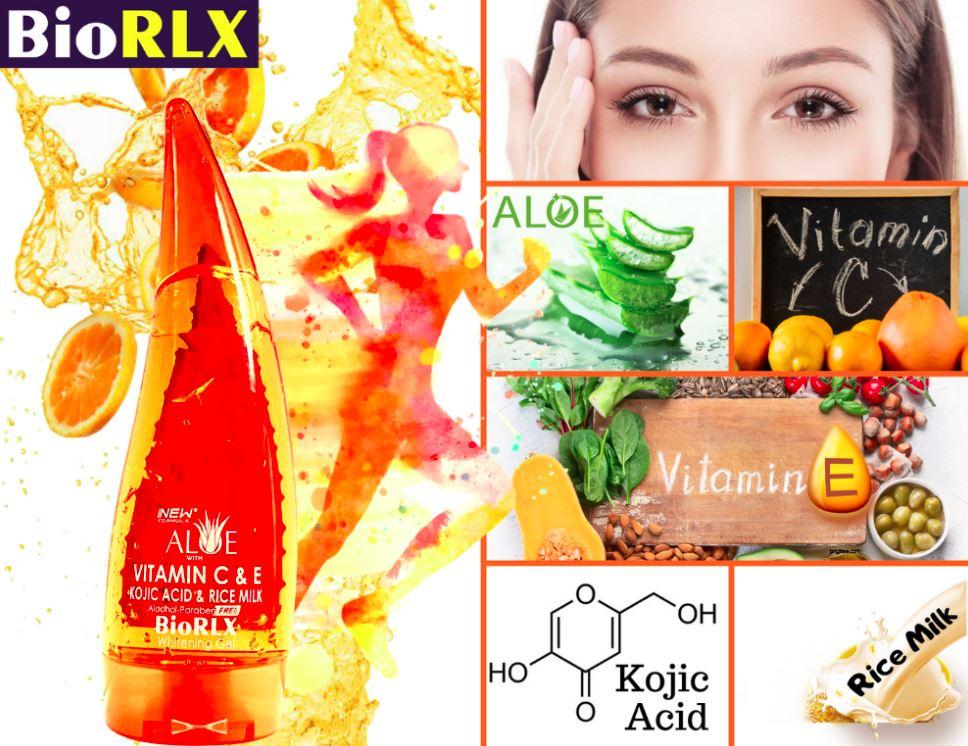 BioRLX Vitamin C & E, Kojic Acid and Rice Milk Gel - Image #3