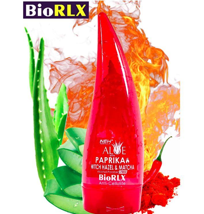 BioRLX Aloe Vera Gel with Paprika, Witch Hazel and Matcha-Hot Gel | Fresh Body