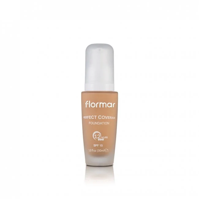 Flormar Perfect Coverage Foundation SPF15 101 Pastelle 30ml - Image #1